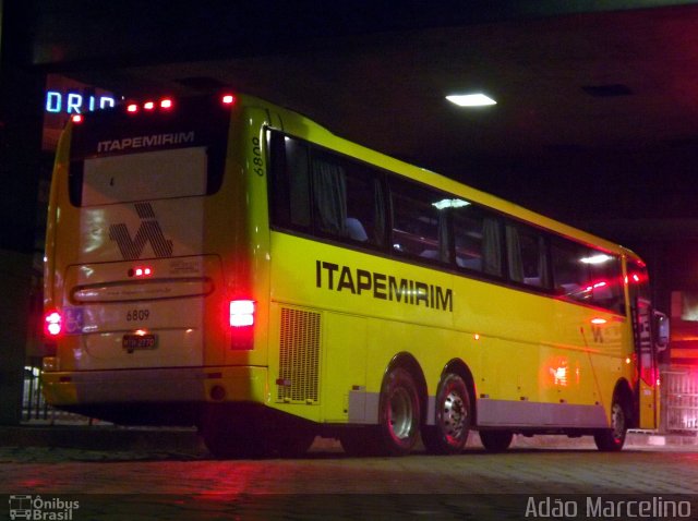 Viação Itapemirim 6809 na cidade de Belo Horizonte, Minas Gerais, Brasil, por Adão Raimundo Marcelino. Número da foto: #4980149.