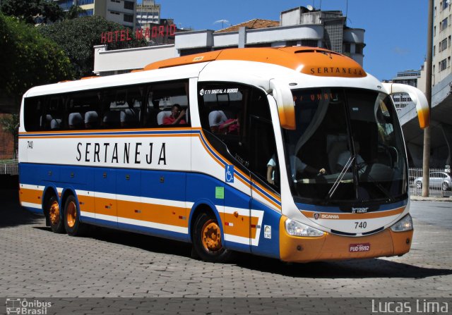 Viação Sertaneja 740 na cidade de Belo Horizonte, Minas Gerais, Brasil, por Lucas Lima. Número da foto: #4979671.
