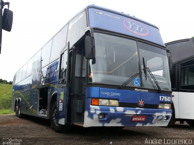 Yasmim Turismo 1760 na cidade de Caratinga, Minas Gerais, Brasil, por André Lourenço de Freitas. ID da foto: 4981132.