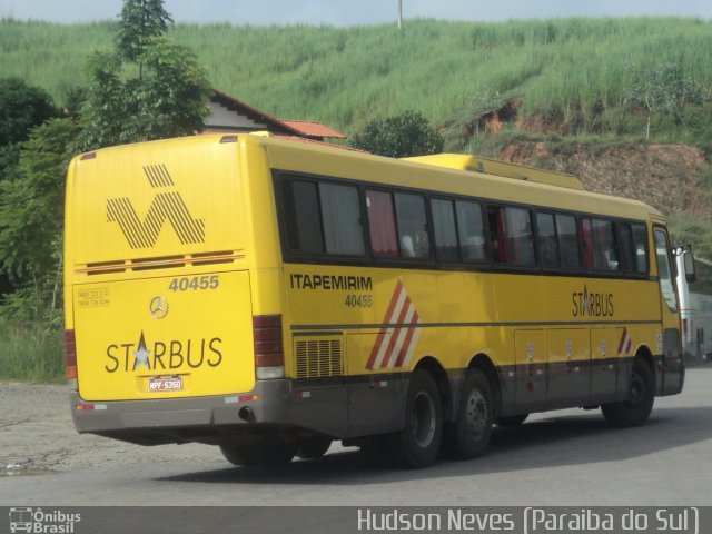 Viação Itapemirim 40455 na cidade de Paraíba do Sul, Rio de Janeiro, Brasil, por Hudson Neves. Número da foto: #4981427.