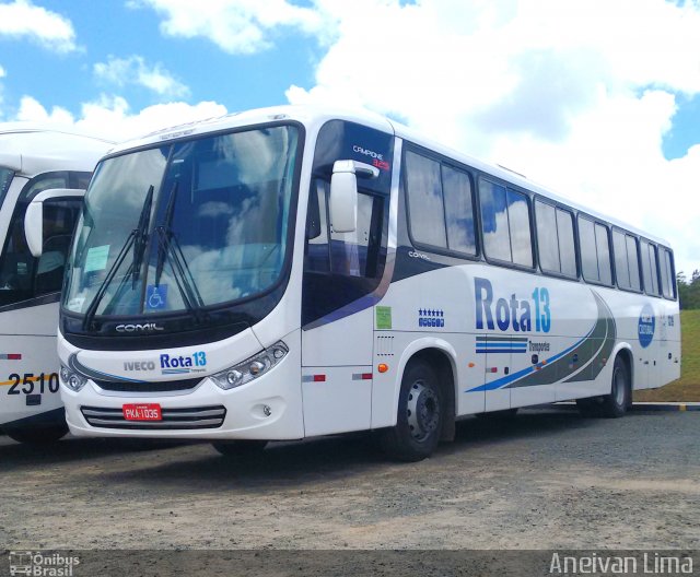 Rota 13 Transportes e Serviços 1319 na cidade de Camaçari, Bahia, Brasil, por Aneivan Lima. ID da foto: 4981266.