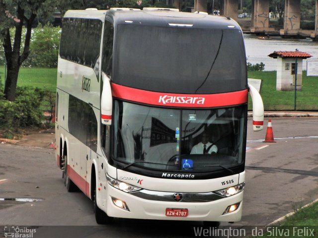 Kaissara - Viação Caiçara 15505 na cidade de Vitória, Espírito Santo, Brasil, por Wellington  da Silva Felix. Número da foto: #4981399.