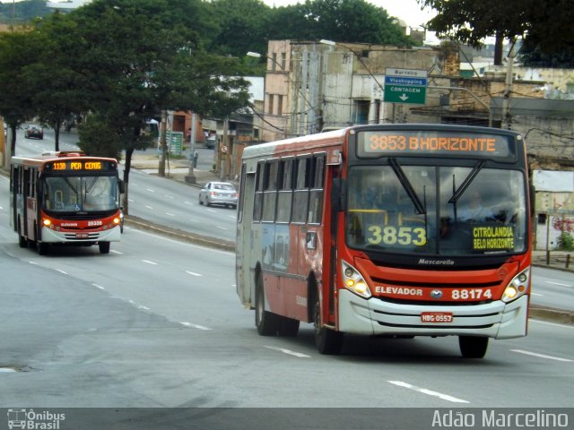 Viação Novo Retiro 88174 na cidade de Belo Horizonte, Minas Gerais, Brasil, por Adão Raimundo Marcelino. ID da foto: 4982103.