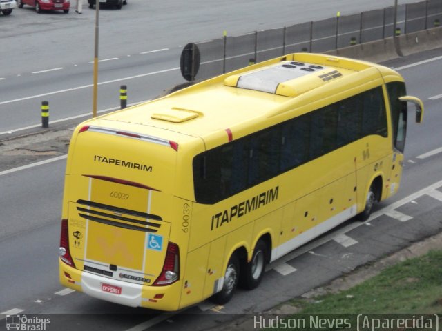 Viação Itapemirim 60039 na cidade de Aparecida, São Paulo, Brasil, por Hudson Neves. Número da foto: #4980728.