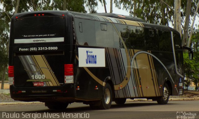 Viação Juína 1600 na cidade de Cuiabá, Mato Grosso, Brasil, por Paulo Sergio Alves Venancio. Número da foto: #4982171.
