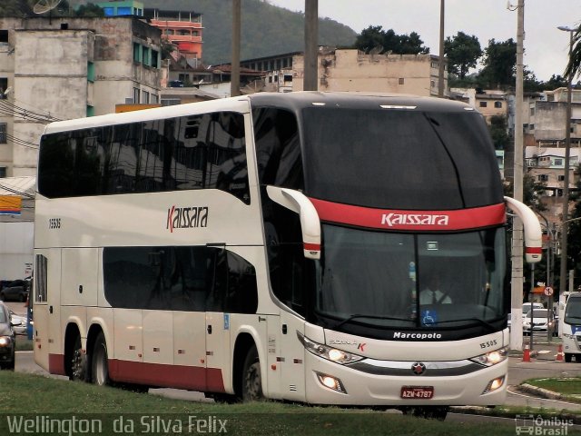 Kaissara - Viação Caiçara 15505 na cidade de Vitória, Espírito Santo, Brasil, por Wellington  da Silva Felix. Número da foto: #4980998.