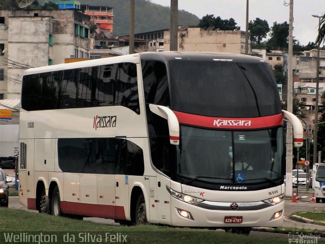 Kaissara - Viação Caiçara 15505 na cidade de Vitória, Espírito Santo, Brasil, por Wellington  da Silva Felix. ID da foto: 4980998.