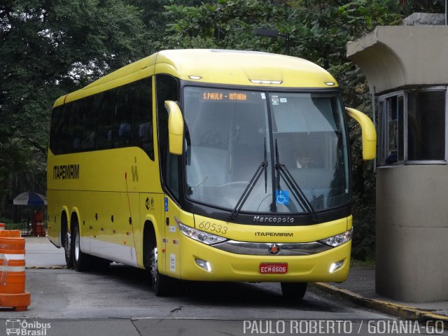 Viação Itapemirim 60533 na cidade de São Paulo, São Paulo, Brasil, por Paulo Roberto de Morais Amorim. ID da foto: 4981297.