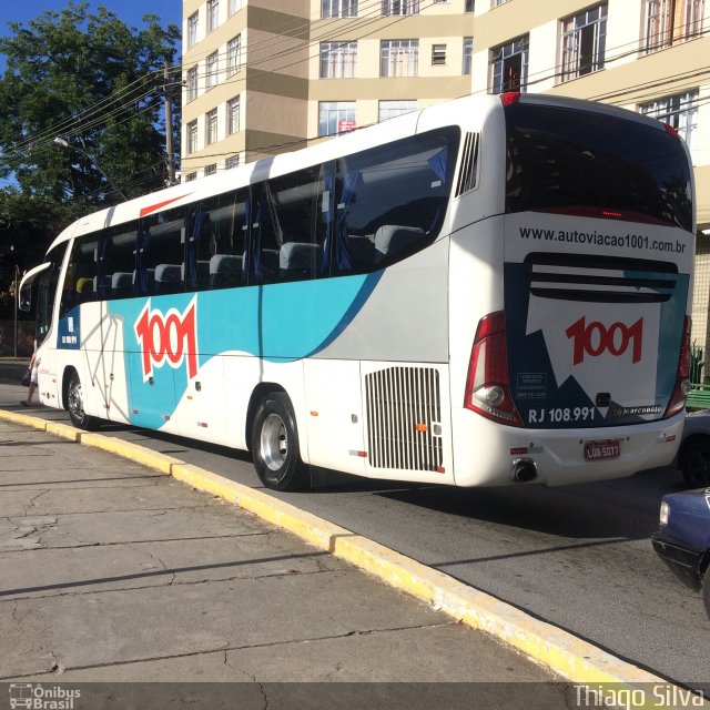 Auto Viação 1001 RJ 108.991 na cidade de Nova Friburgo, Rio de Janeiro, Brasil, por Thiago Silva. ID da foto: 4984356.