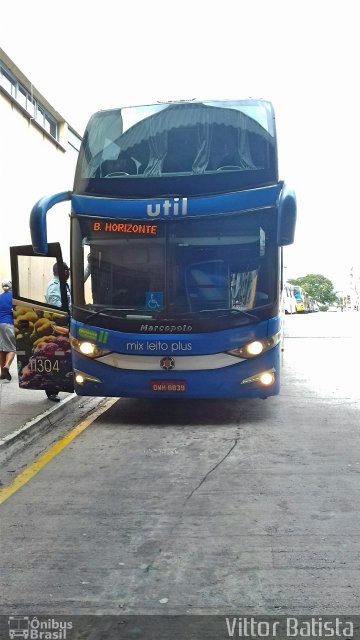 UTIL - União Transporte Interestadual de Luxo 11304 na cidade de Sorocaba, São Paulo, Brasil, por Vittor Batista. Número da foto: #4984320.