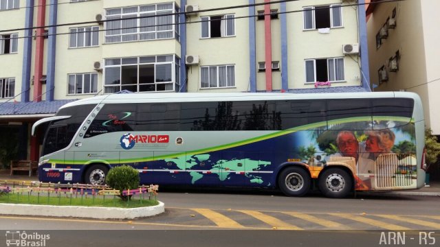 Mariotur Transporte e Turismo Ltda. 11000 na cidade de Piratuba, Santa Catarina, Brasil, por Alexandre Rodrigo. ID da foto: 4984765.