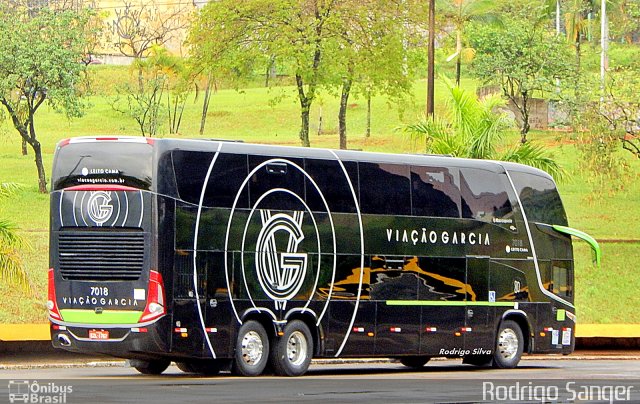 Viação Garcia 7018 na cidade de Londrina, Paraná, Brasil, por Rodrigo S. G Busólogo do Brasil. Número da foto: #4984216.