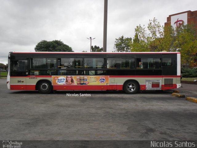 COETC - Cooperativa de Obreros y Empleados del Transporte Coletivo 36 na cidade de , por Nicolás Santos [buseros Del Uruguay]. Número da foto: #4983331.