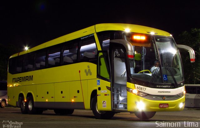 Viação Itapemirim 60817 na cidade de Vitória, Espírito Santo, Brasil, por Saimom  Lima. ID da foto: 4984388.