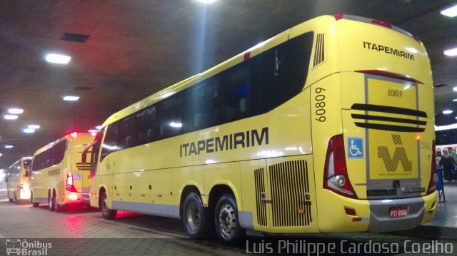 Viação Itapemirim 60809 na cidade de Belo Horizonte, Minas Gerais, Brasil, por Luis Philippe Cardoso Coelho. Número da foto: #4983162.