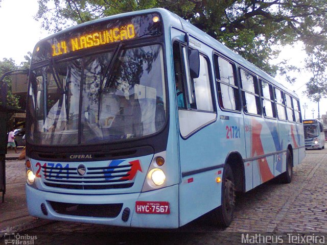 Aliança Transportes Urbanos 21721 na cidade de Fortaleza, Ceará, Brasil, por Matheus Lima Teixeira. ID da foto: 4984774.