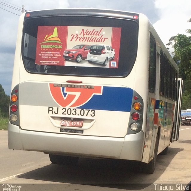 Viação Teresópolis RJ 203.073 na cidade de Teresópolis, Rio de Janeiro, Brasil, por Thiago Silva. Número da foto: #4988211.