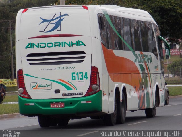 Empresa de Transportes Andorinha 6134 na cidade de Taguatinga, Distrito Federal, Brasil, por Ricardo Vieira. Número da foto: #4986462.