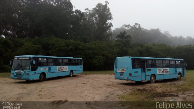 Empresa de Transportes Santa Silvana 41001 na cidade de Capão do Leão, Rio Grande do Sul, Brasil, por Felipe Alves. ID da foto: 4987605.