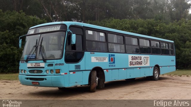 Empresa de Transportes Santa Silvana 41001 na cidade de Capão do Leão, Rio Grande do Sul, Brasil, por Felipe Alves. Número da foto: #4987614.