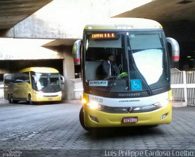 Viação Itapemirim 60535 na cidade de Belo Horizonte, Minas Gerais, Brasil, por Luis Philippe Cardoso Coelho. Número da foto: #4986719.