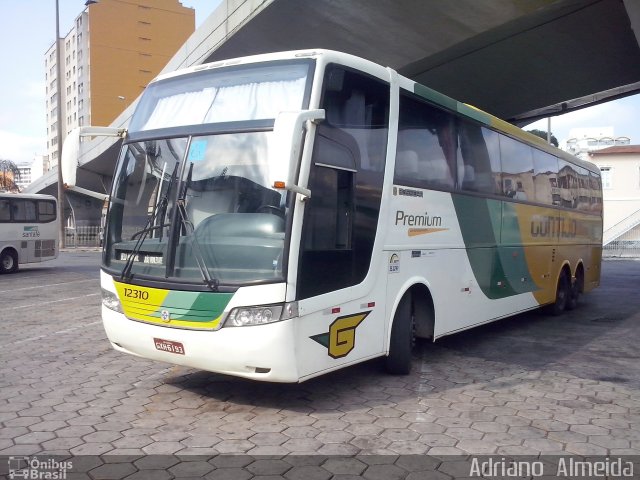 Empresa Gontijo de Transportes 12310 na cidade de Belo Horizonte, Minas Gerais, Brasil, por Adriano  Almeida. Número da foto: #4988433.