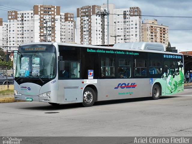 SOUL - Sociedade de Ônibus União Ltda. 7265 na cidade de Porto Alegre, Rio Grande do Sul, Brasil, por Ariel Corrêa Fiedler. ID da foto: 4987202.