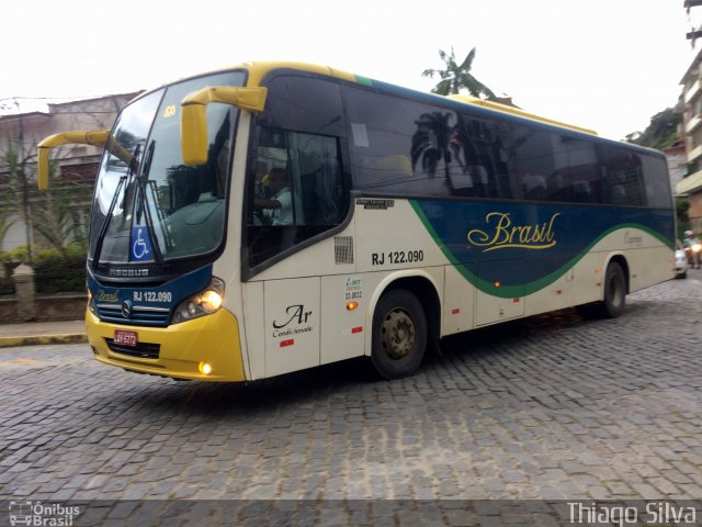 Brasil SA Transporte e Turismo RJ 122.090 na cidade de Nova Friburgo, Rio de Janeiro, Brasil, por Thiago Silva. Número da foto: #4986647.