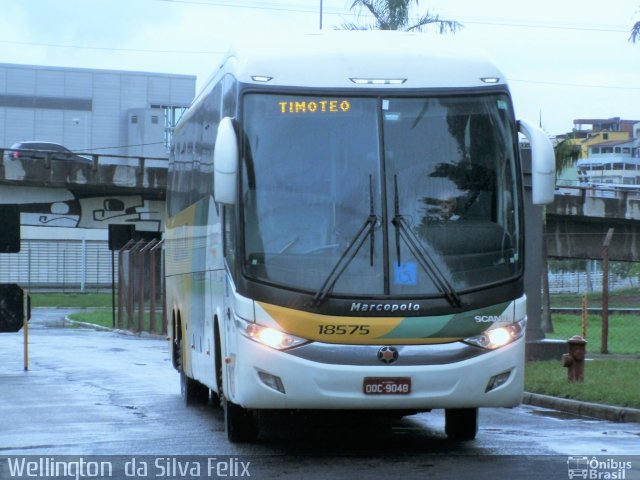 Empresa Gontijo de Transportes 18575 na cidade de Vitória, Espírito Santo, Brasil, por Wellington  da Silva Felix. ID da foto: 4987010.