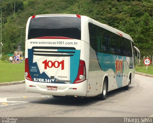 Auto Viação 1001 RJ 108.541 na cidade de Teresópolis, Rio de Janeiro, Brasil, por Thiago Silva. ID da foto: 4988197.