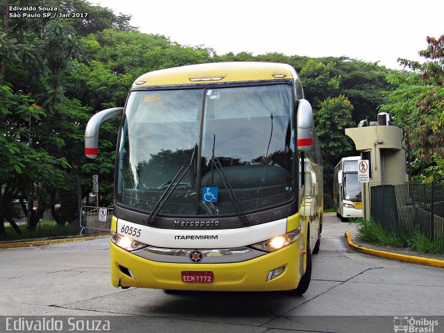 Viação Itapemirim 60555 na cidade de São Paulo, São Paulo, Brasil, por Edivaldo Aparecido de Souza . Número da foto: #4986684.