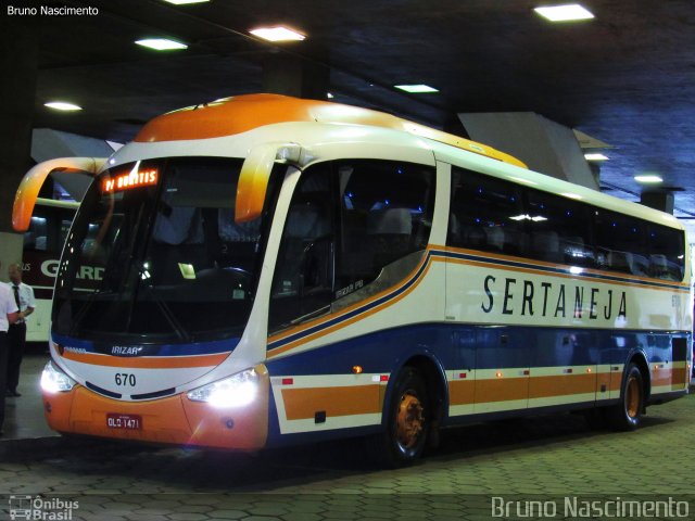 Viação Sertaneja 670 na cidade de Belo Horizonte, Minas Gerais, Brasil, por Bruno Nascimento. Número da foto: #4986487.