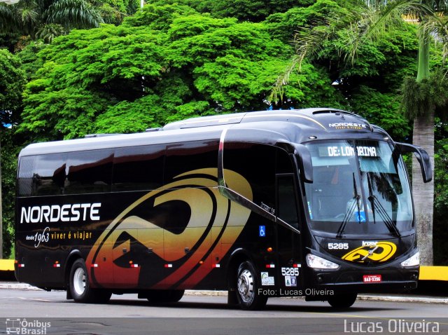 Expresso Nordeste 5285  na cidade de Londrina, Paraná, Brasil, por Lucas Oliveira . ID da foto: 4985503.