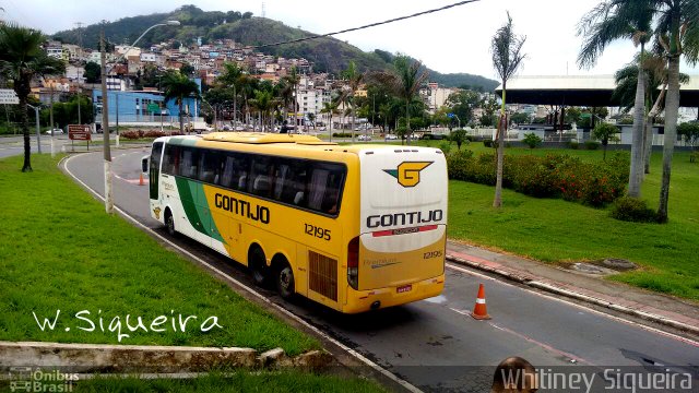 Empresa Gontijo de Transportes 12195 na cidade de Vitória, Espírito Santo, Brasil, por Whitiney Siqueira. Número da foto: #4986429.