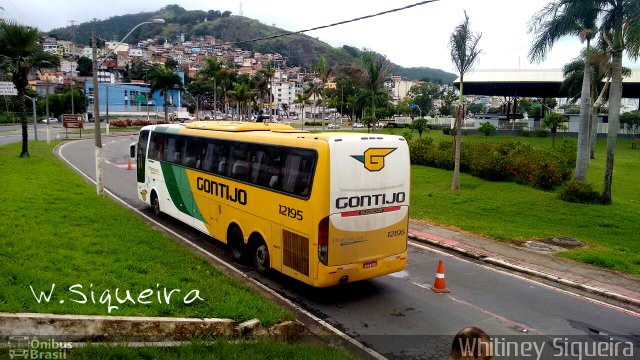 Empresa Gontijo de Transportes 12195 na cidade de Vitória, Espírito Santo, Brasil, por Whitiney Siqueira. ID da foto: 4986429.