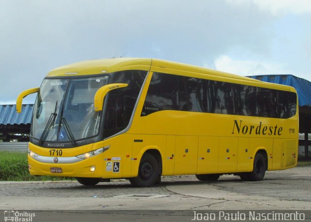 Viação Nordeste 1710 na cidade de Natal, Rio Grande do Norte, Brasil, por Joao Paulo Nascimento Silva. Número da foto: #4987790.