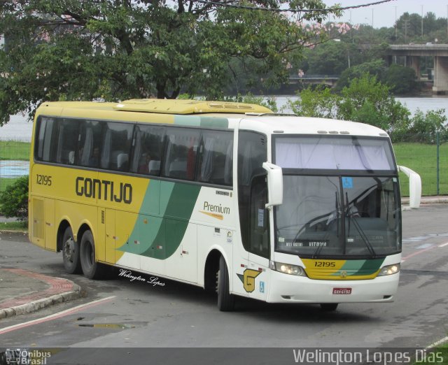 Empresa Gontijo de Transportes 12195 na cidade de Vitória, Espírito Santo, Brasil, por Welington Lopes Dias. ID da foto: 4985863.