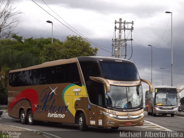 Poloni Turismo 3400 na cidade de São Paulo, São Paulo, Brasil, por Michael  Alberto Vieira. Número da foto: #4986213.