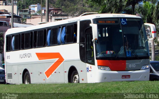 Viação Alvorada 810 na cidade de Vitória, Espírito Santo, Brasil, por Saimom  Lima. ID da foto: 4990633.