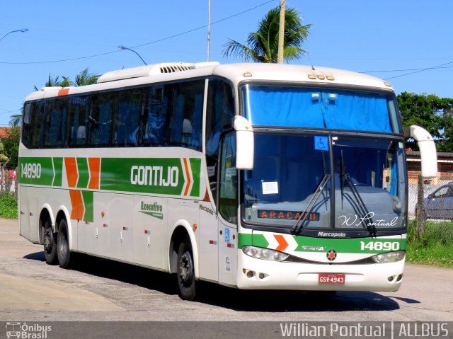 Empresa Gontijo de Transportes 14890 na cidade de Natal, Rio Grande do Norte, Brasil, por Willian Pontual. ID da foto: 4988625.