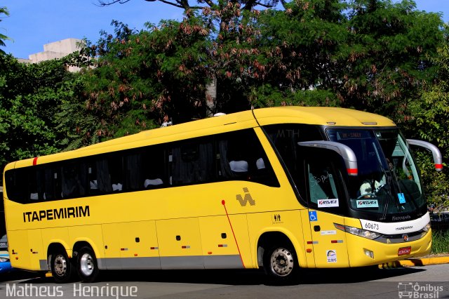 Viação Itapemirim 60673 na cidade de São Paulo, São Paulo, Brasil, por Matheus Henrique. ID da foto: 4989845.