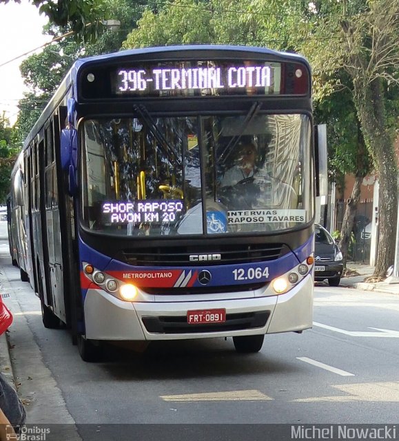 Auto Viação Bragança Metropolitana > Viação Raposo Tavares 12.064 na cidade de São Paulo, São Paulo, Brasil, por Michel Nowacki. Número da foto: #4990631.