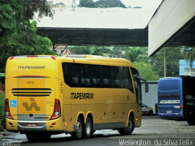 Viação Itapemirim 60781 na cidade de Vitória, Espírito Santo, Brasil, por Wellington  da Silva Felix. Número da foto: #4989812.