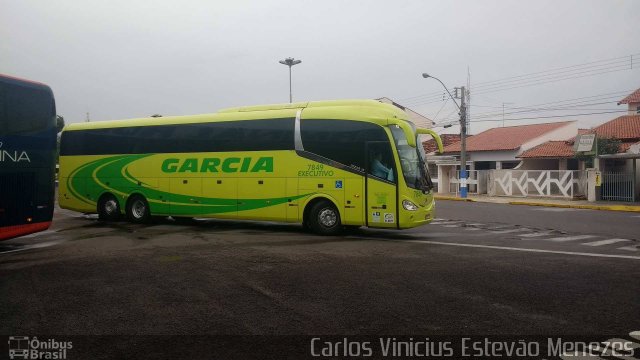 Viação Garcia 7849 na cidade de Osvaldo Cruz, São Paulo, Brasil, por Carlos Vinicius Estevão Menezes. ID da foto: 4989105.