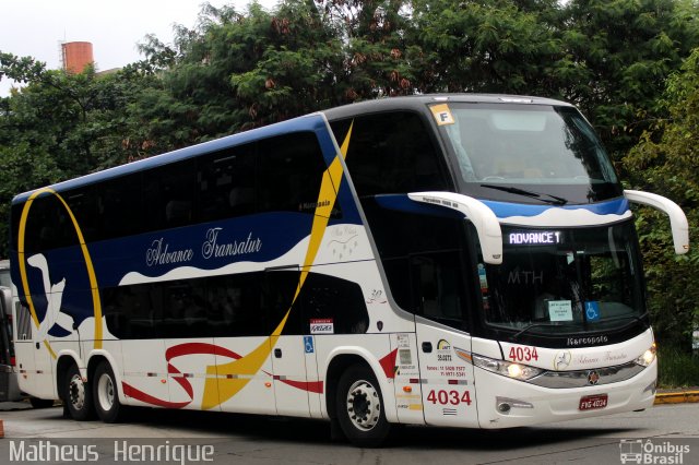 Advance Transatur 4034 na cidade de São Paulo, São Paulo, Brasil, por Matheus Henrique. Número da foto: #4989912.