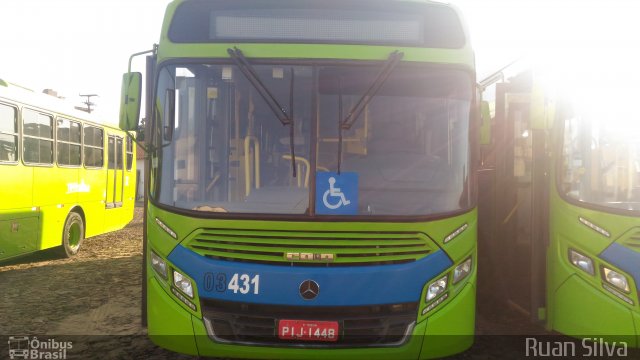 Taguatur - Taguatinga Transporte e Turismo 03431 na cidade de Teresina, Piauí, Brasil, por Ruan Silva Andrade. ID da foto: 4990452.