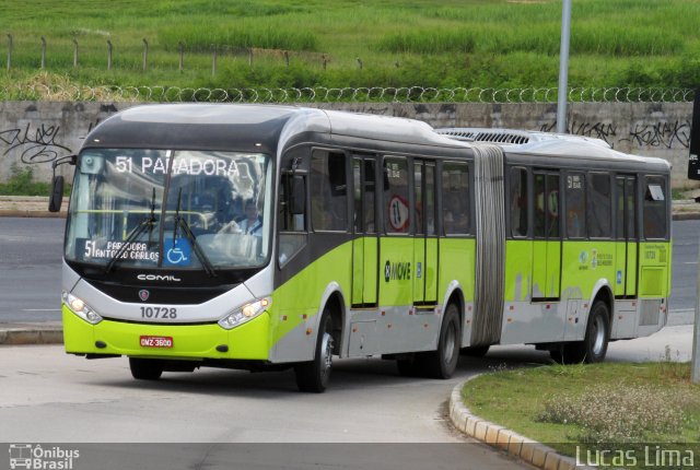 São Dimas Transportes 10728 na cidade de Belo Horizonte, Minas Gerais, Brasil, por Lucas Lima. ID da foto: 4992022.