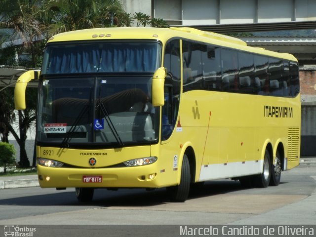 Viação Itapemirim 8921 na cidade de Rio de Janeiro, Rio de Janeiro, Brasil, por Marcelo Candido de Oliveira. Número da foto: #4991436.