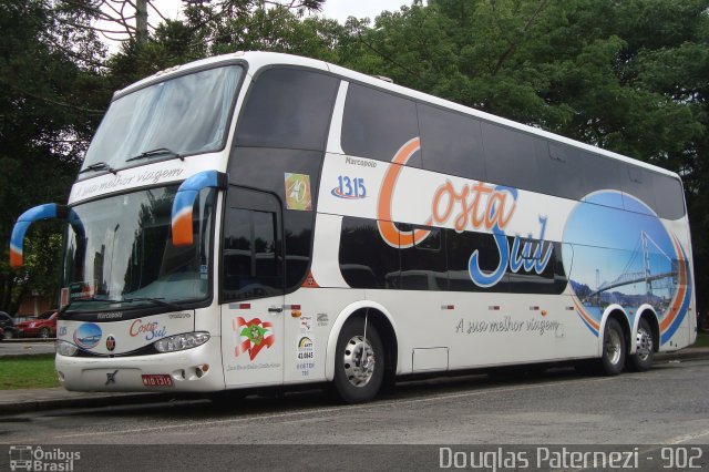 Costa Sul Turismo 1315 na cidade de Curitiba, Paraná, Brasil, por Douglas Paternezi. Número da foto: #4991258.