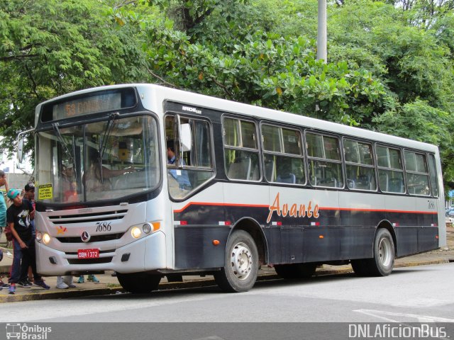 Viação Avante 7686 na cidade de Itu, São Paulo, Brasil, por Danilo Elisio da Costa. ID da foto: 4991948.